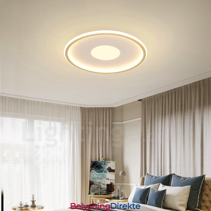 Ultratynne Dimbare Moderne, Samtidskunstneriske Nordiske Taklamper Med Fjernkontroll, Kan Også Brukes Som Vegglampe