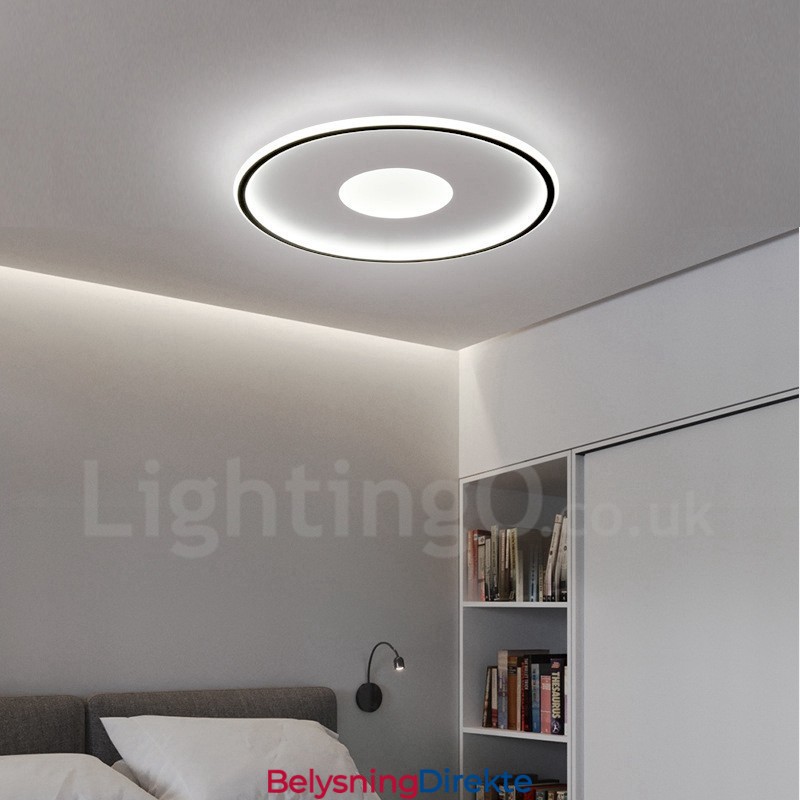 Ultratynne Dimbare Moderne, Samtidskunstneriske Nordiske Taklamper Med Fjernkontroll, Kan Også Brukes Som Vegglampe