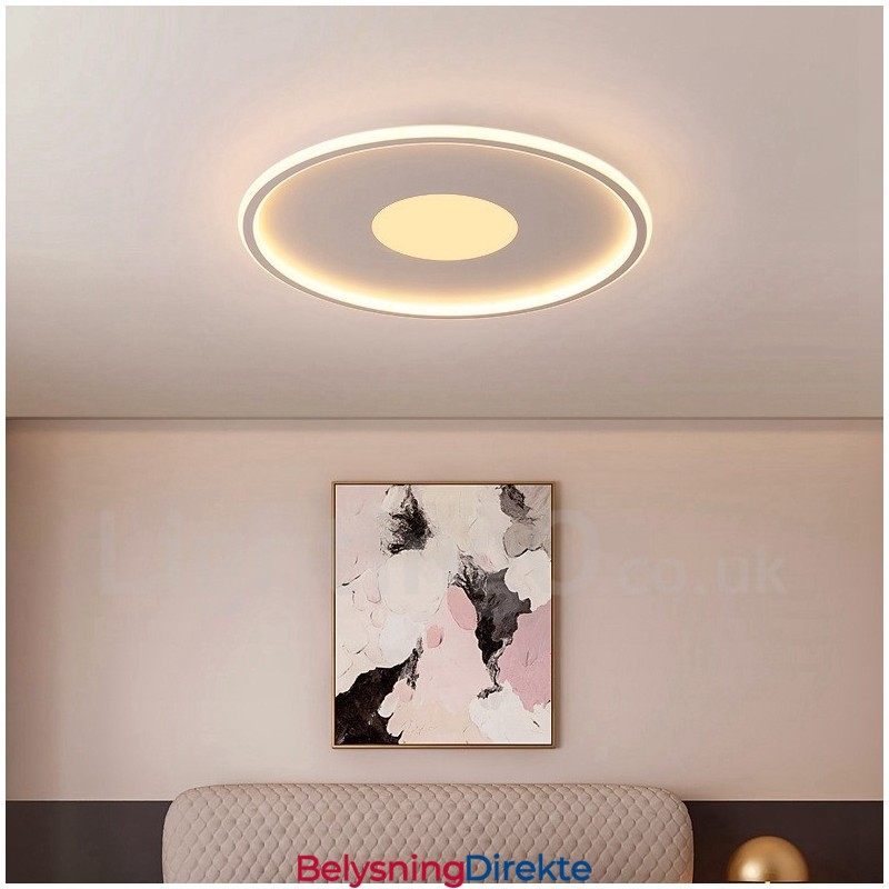 Ultratynne Dimbare Moderne, Samtidskunstneriske Nordiske Taklamper Med Fjernkontroll, Kan Også Brukes Som Vegglampe