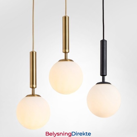 Moderne Og Moderne Pendellampe Med Glassskjerm