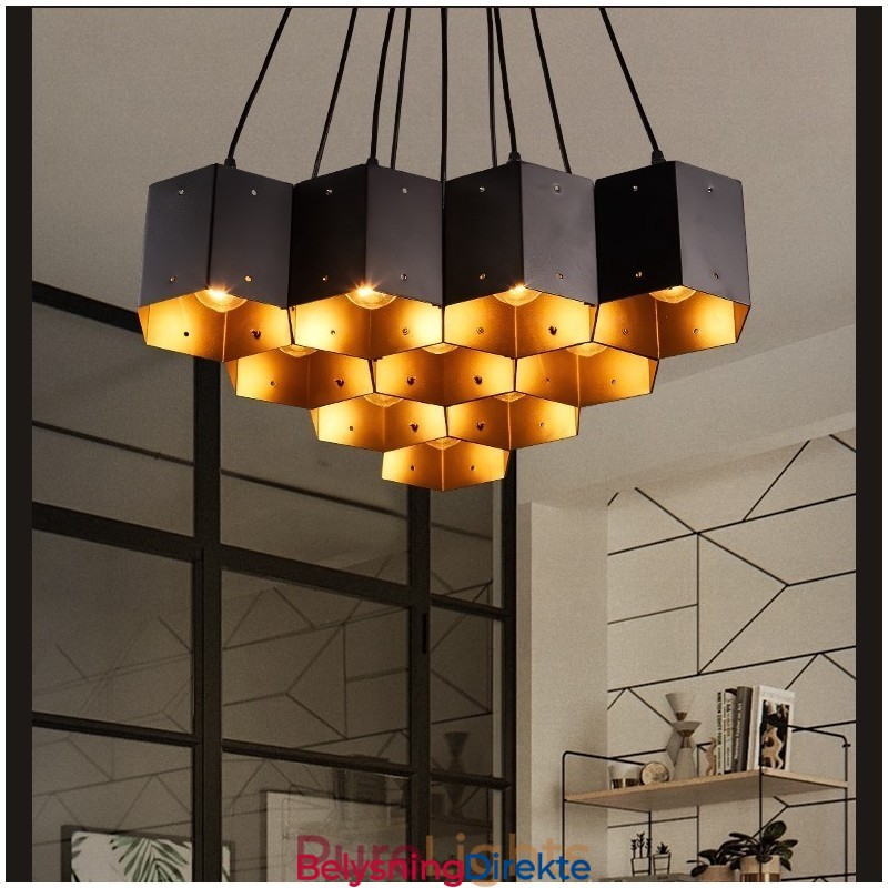 Loft Industriell Stil Pendellysekrone