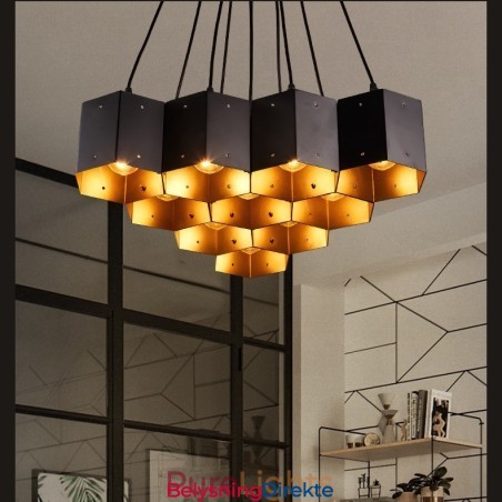 Loft Industriell Stil Pendellysekrone