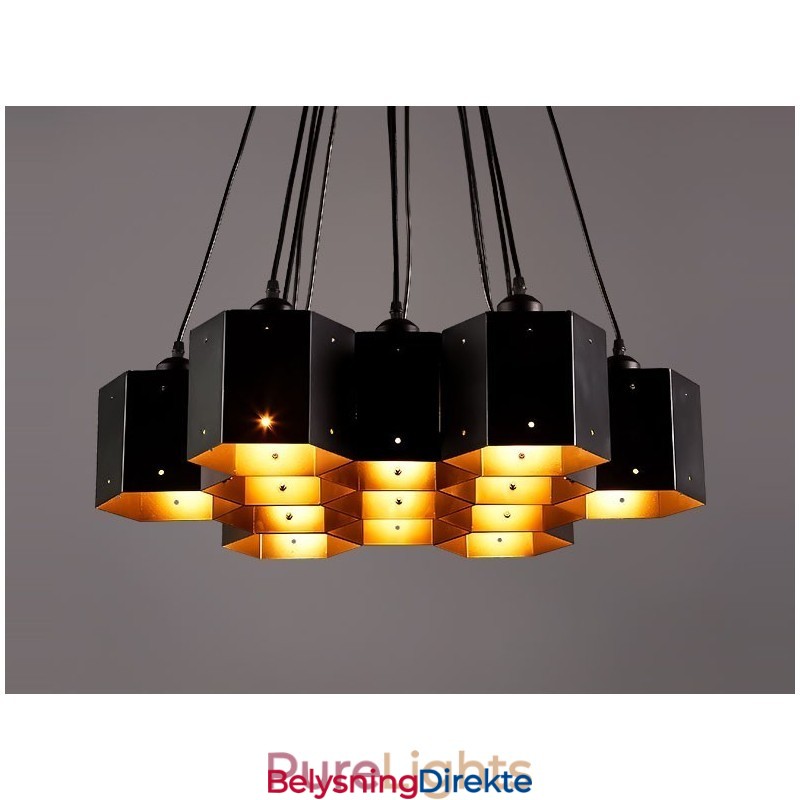 Loft Industriell Stil Pendellysekrone