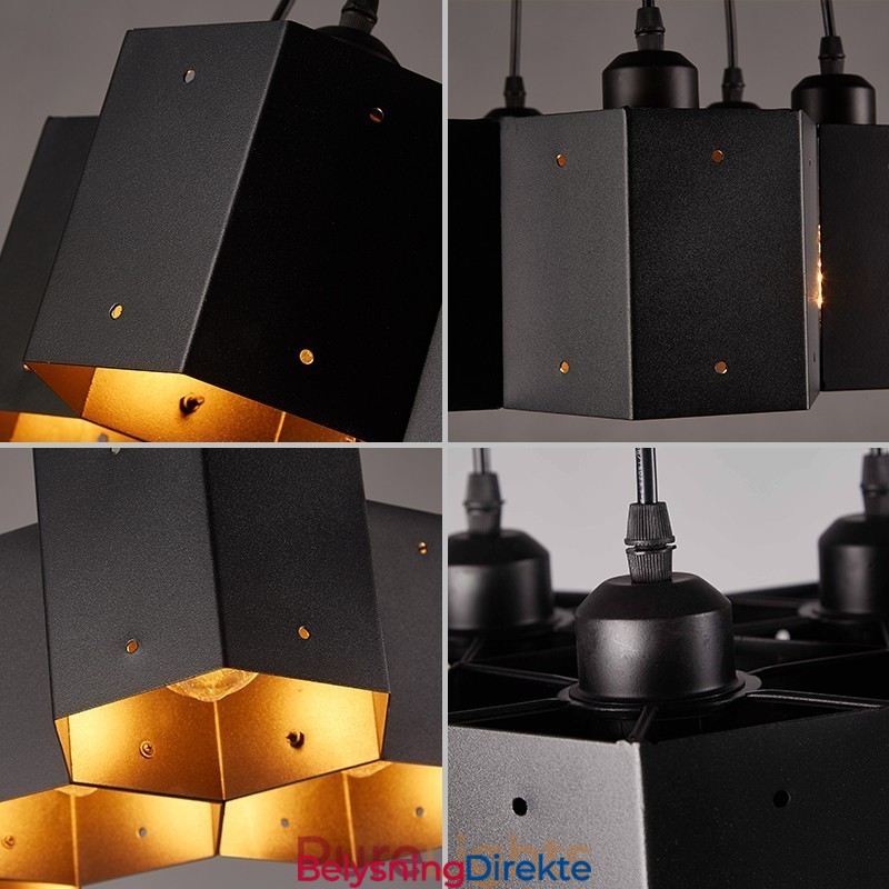 Loft Industriell Stil Pendellysekrone