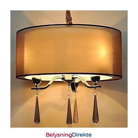 Enkel Smijernskrystalllysekrone Med 6 Lys