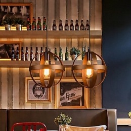 Retro Jernlampe Moderne Minimalistisk Lysekrone I Industriell Stil