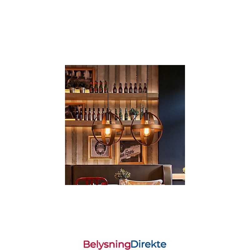 Retro Jernlampe Moderne Minimalistisk Lysekrone I Industriell Stil