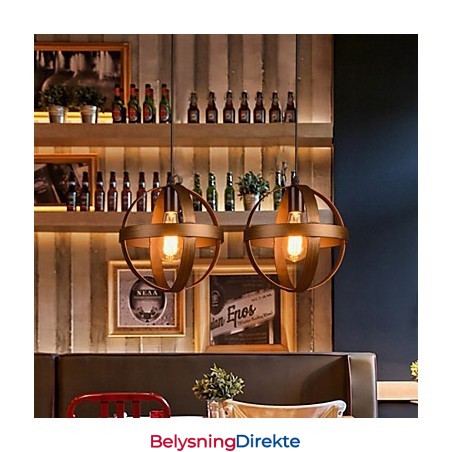 Retro Jernlampe Moderne Minimalistisk Lysekrone I Industriell Stil