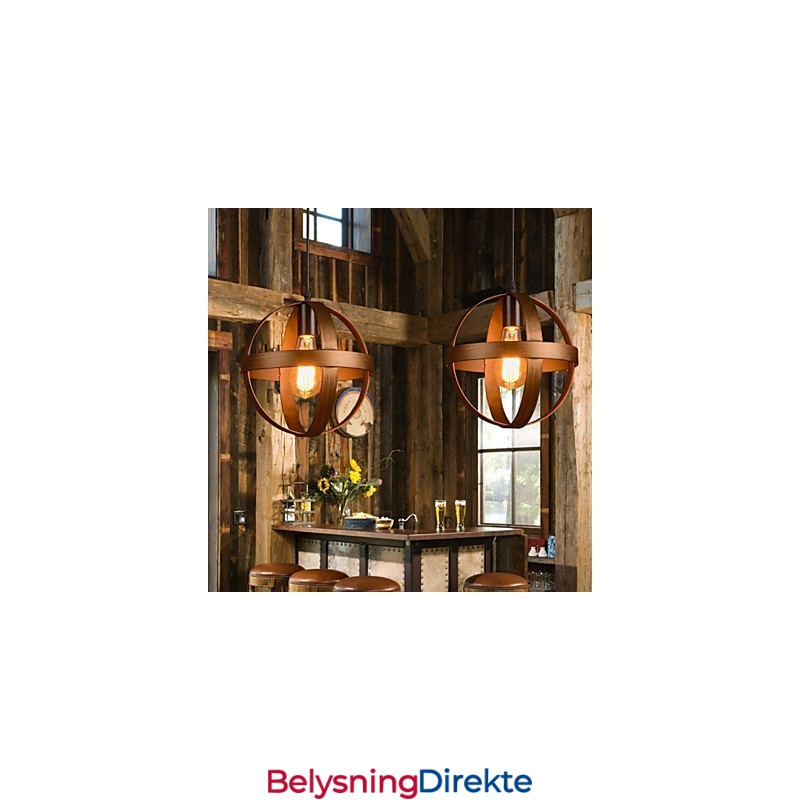 Retro Jernlampe Moderne Minimalistisk Lysekrone I Industriell Stil