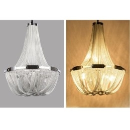 Tassels Lysekrone Designer Anhengslampe Sølvgullfarge