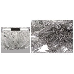 Tassels Lysekrone Designer Anhengslampe Sølvgullfarge