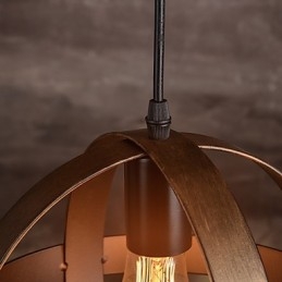 Retro Jernlampe Moderne Minimalistisk Lysekrone I Industriell Stil