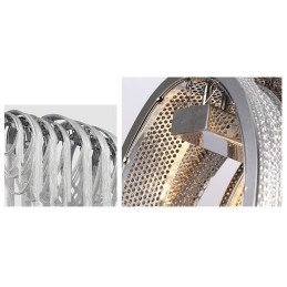 Tassels Lysekrone Designer Anhengslampe Sølvgullfarge