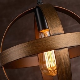Retro Jernlampe Moderne Minimalistisk Lysekrone I Industriell Stil