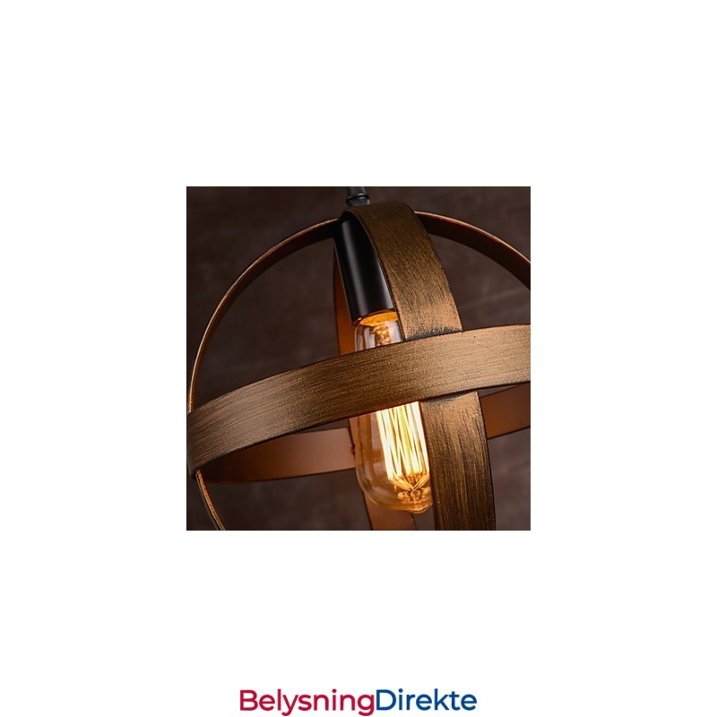 Retro Jernlampe Moderne Minimalistisk Lysekrone I Industriell Stil
