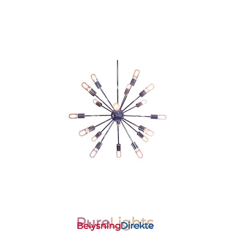 Lysekrone Moderne Globe Stue Anheng Spisestue Shopping Butikk Natt Metall Krom