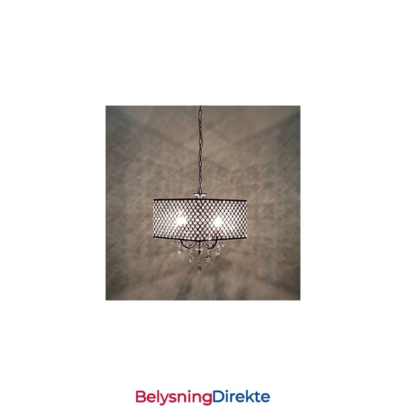 Tradisjonell Klassisk Krystallmaling Metalllysekrone