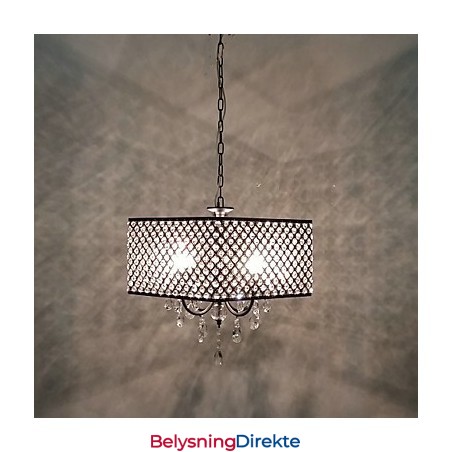 Tradisjonell Klassisk Krystallmaling Metalllysekrone