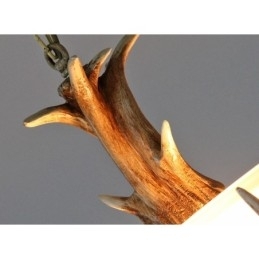 Rustikk, Kunstnerisk Retro Antikk Pendellampe Med Glassskjerm, Én Lyskilde