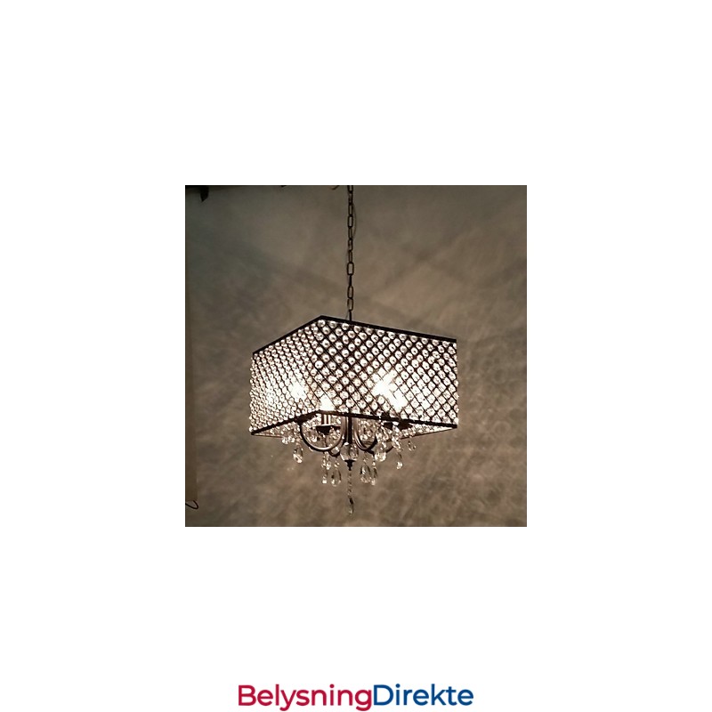 Tradisjonell Klassisk Krystallmaling Metalllysekrone