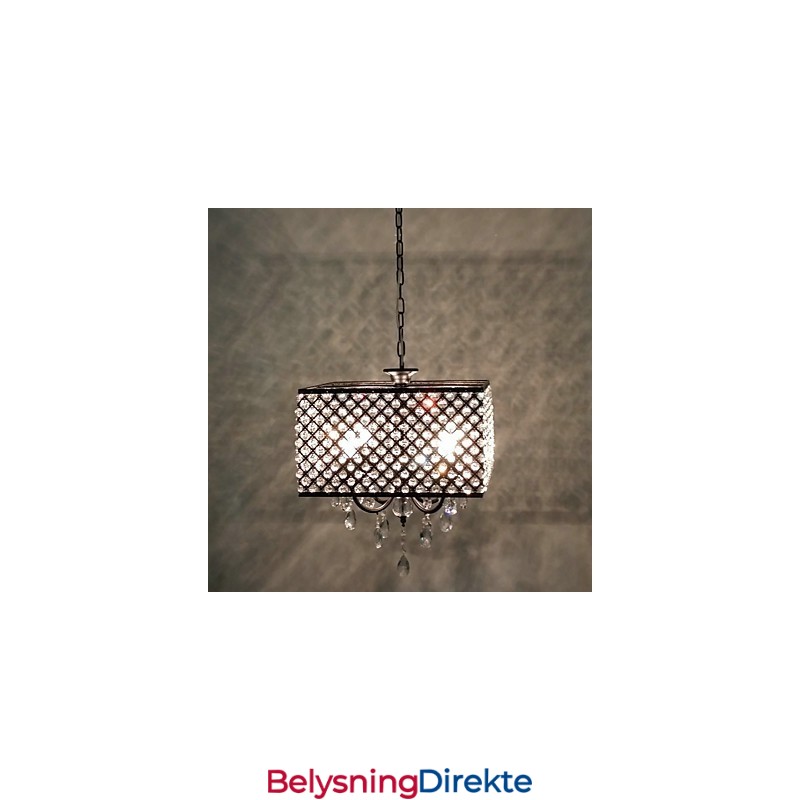 Tradisjonell Klassisk Krystallmaling Metalllysekrone