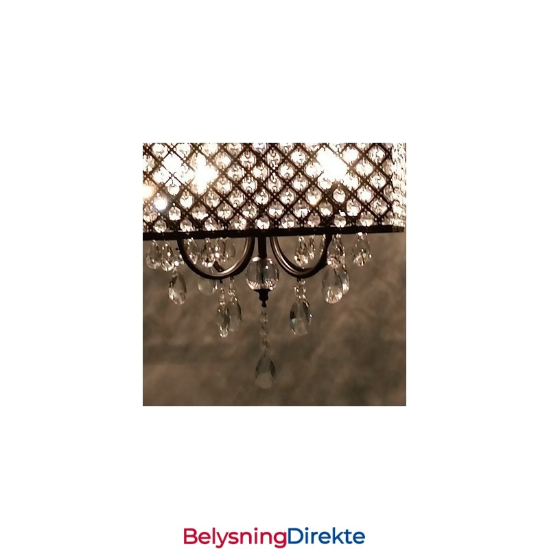 Tradisjonell Klassisk Krystallmaling Metalllysekrone