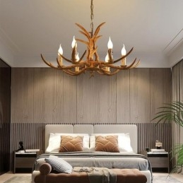 Rustikk, Kunstnerisk, Retro, Antikk Lysekrone Med 6 Lys