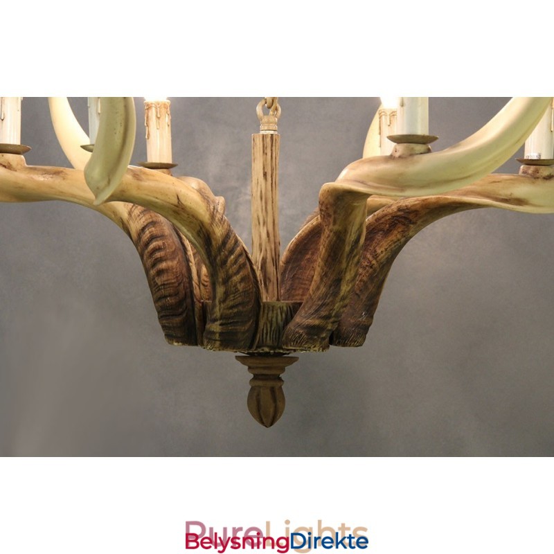 Rustikk, Kunstnerisk, Retro, Antikk Lysekrone Med 6 Lys