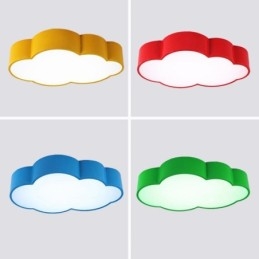 Macaron Flerfarget Sky Moderne Nordisk Stil Innfelt Taklampe Med Akrylskjerm