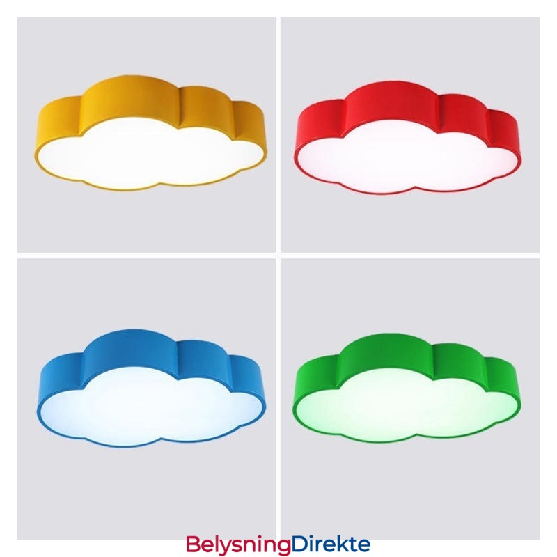 Macaron Flerfarget Sky Moderne Nordisk Stil Innfelt Taklampe Med Akrylskjerm