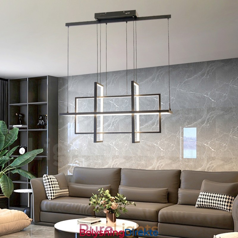 Dimmbar Pendellampe Moderne Design Fire Rektangler