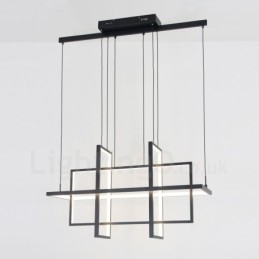 Dimmbar Pendellampe Moderne Design Fire Rektangler