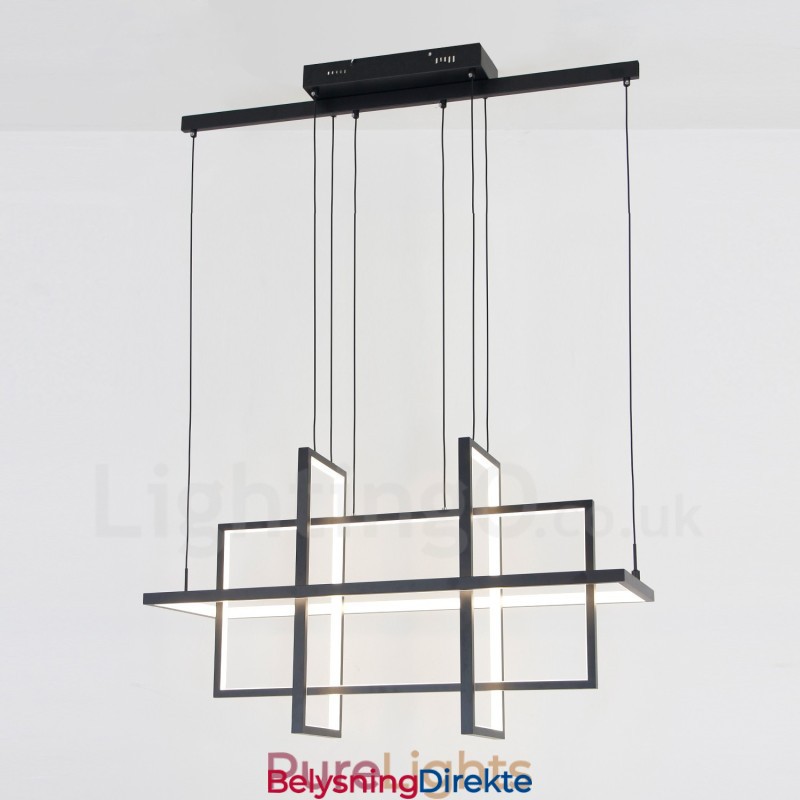 Dimmbar Pendellampe Moderne Design Fire Rektangler
