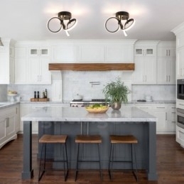 Triac-Bryter, Dimbar, Svart, Moderne, Samtidskunst, Nordisk Stil, Innfelt, Rund Taklampe