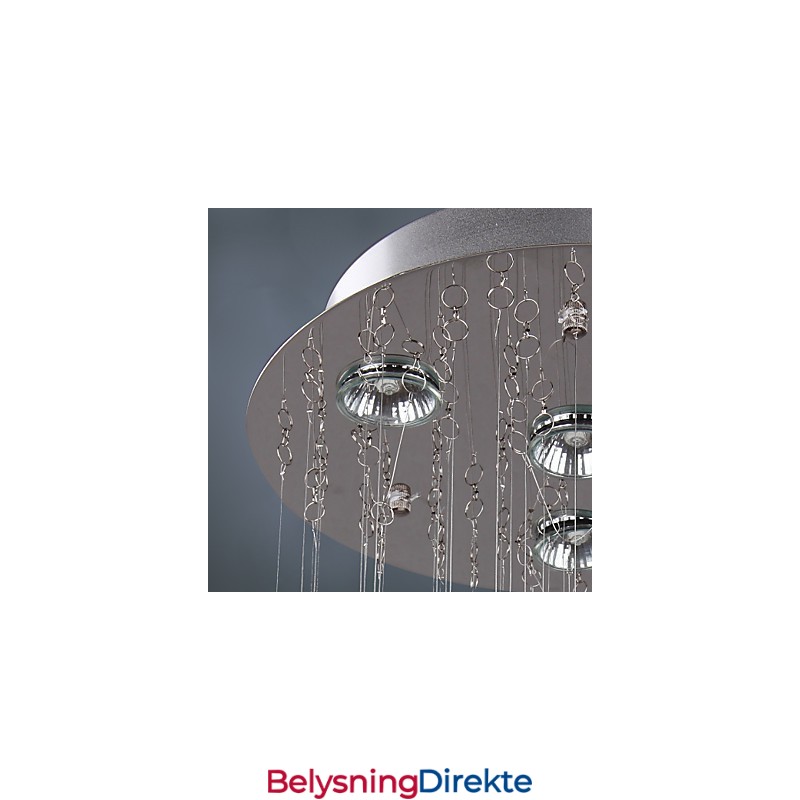 Luksuriøs Moderne Krystalllysekrone Med 4 Lys