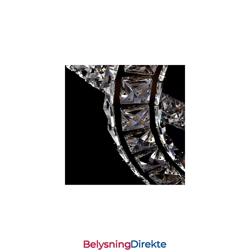 Krystall Pendellampe Moderne Enkel D40Cm Tre Sider K9 Krystall Innendørs Taklamper Lampearmaturer