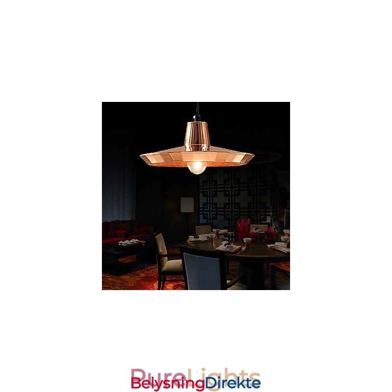 Lysekrone I Ministil, Tradisjonell Klassisk Rustikk Metallanhengslampe I Hyttestil