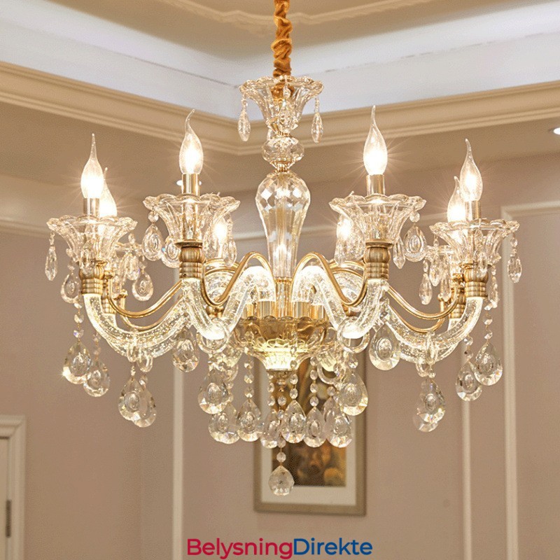 Luksuriøs Krystalllysekrone K9 Krystalllysekrone Med Glødende Arm