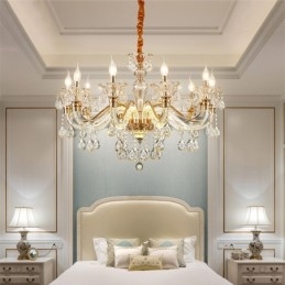 Luksuriøs Krystalllysekrone K9 Krystalllysekrone Med Glødende Arm