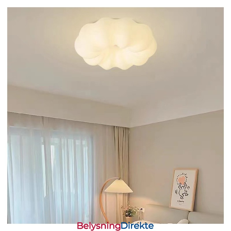 Nordisk Kreativ Gresskar Dimbar Taklampe For Veranda