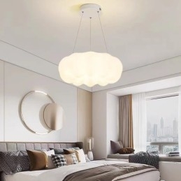 Nordisk Moderne Kreativ Gresskar Dimmbar Pendellampe Pendellampe Veranda