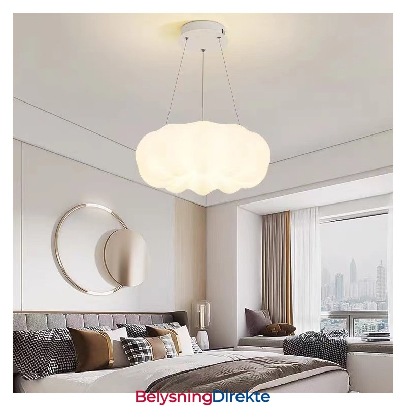 Nordisk Moderne Kreativ Gresskar Dimmbar Pendellampe Pendellampe Veranda