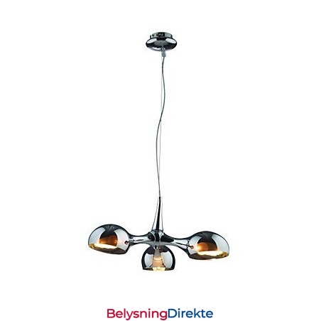 3W Plating Glass Lampeskjerm Enkel Kreativ Lysekrone