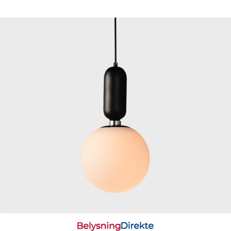 Moderne Og Moderne Pendellampe Med Glassskjerm