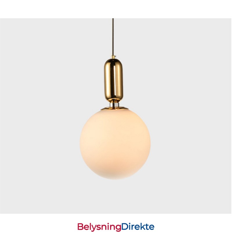 Moderne Og Moderne Pendellampe Med Glassskjerm