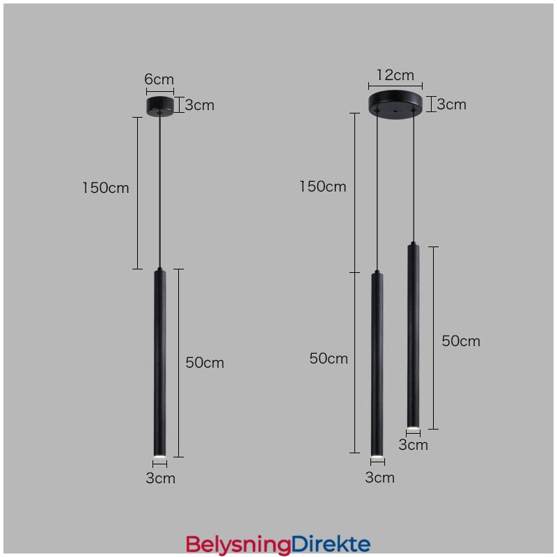 Enkel Moderne Og Samtids Pendellampe