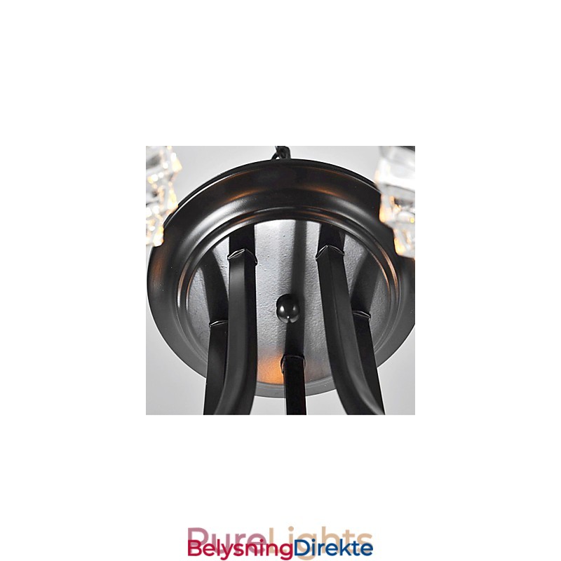 Europeisk Stil Vintage Lysekrone Med 5 Lys Og Hornarm