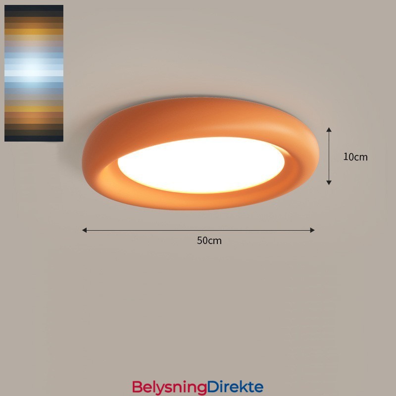 Dimbar Rund Fullspektret Øyebeskyttelse Flerfarget Moderne Innfelt Taklampe Innendørs Belysningsarmaturer