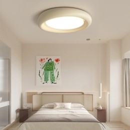 Dimbar Rund Fullspektret Øyebeskyttelse Flerfarget Moderne Innfelt Taklampe Innendørs Belysningsarmaturer