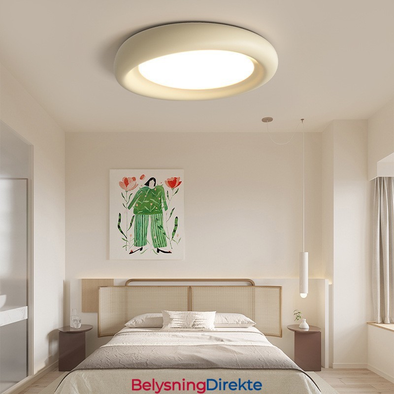 Dimbar Rund Fullspektret Øyebeskyttelse Flerfarget Moderne Innfelt Taklampe Innendørs Belysningsarmaturer